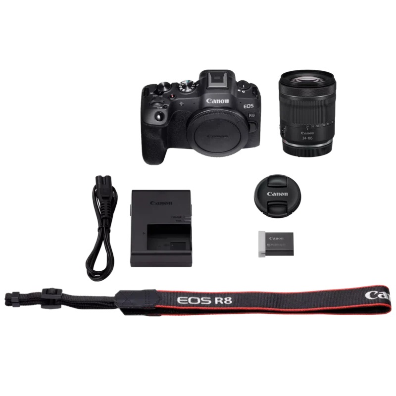 Canon EOS R8 Mirrorless Camera + RF 24-105mm F4-7.1 IS STM Lens - Image 4