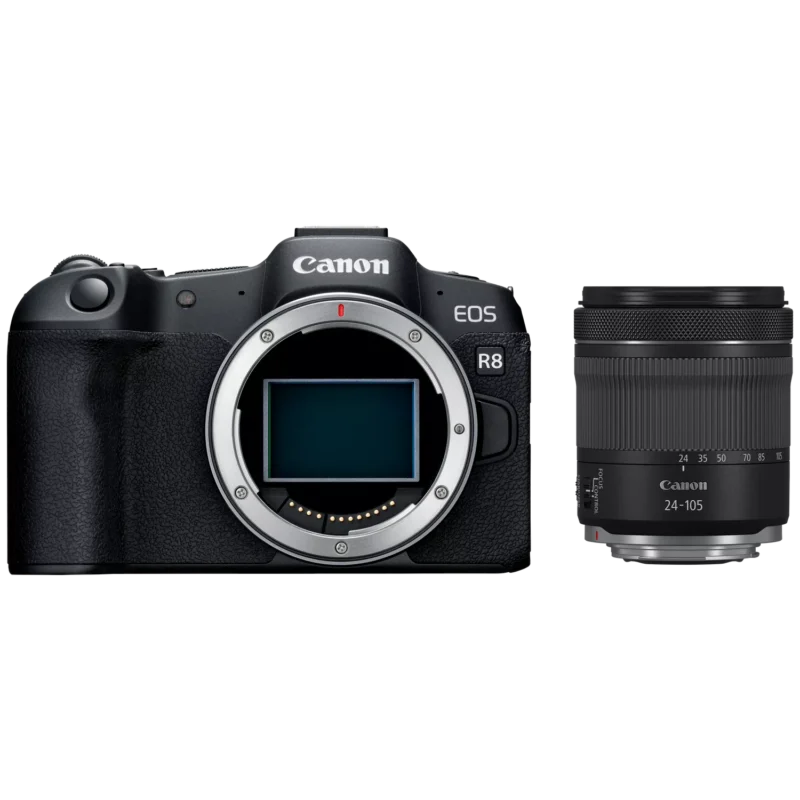 Canon EOS R8 Mirrorless Camera + RF 24-105mm F4-7.1 IS STM Lens