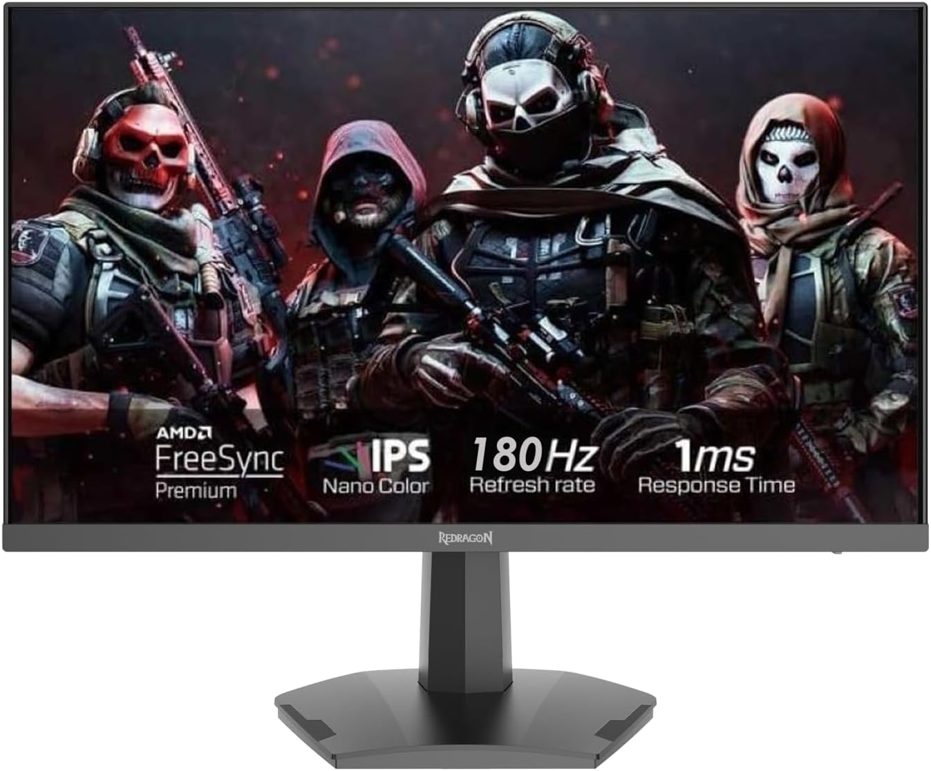 REDRAGON MIRROR GM24X5IPS 24'' FHD OPAL-L III GAMING LED MONITOR 200HZ