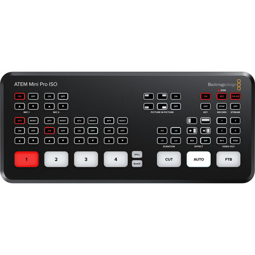 Blackmagic Design ATEM Mini Pro ISO HDMI Live Stream Switcher - Image 2