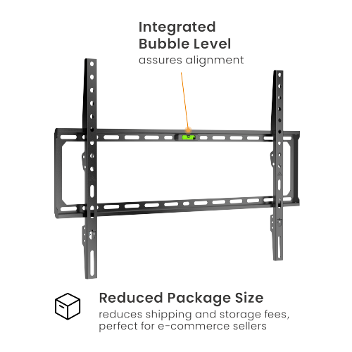 KL37-46F Fixed Tv Wall Mount Bracket for 37-75'' TVs - Image 4
