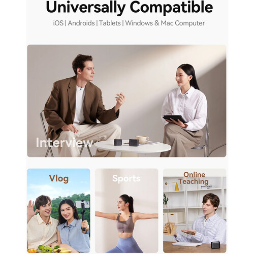 Hollyland LARK M2S DUO 2-Person Wireless Microphone System - Image 4