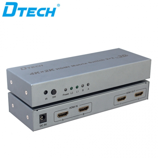 DTECH DT-7422 4K HDMI MATRIX 2x2