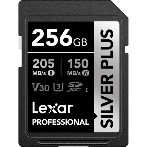 Lexar 256GB Professional SILVER PLUS UHS-I SDXC Memory Card-LSDSIPL256G-BNNNU - Image 3