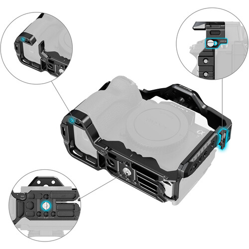 SmallRig 3667c Full Camera Cage for Sony alpha series - Image 2