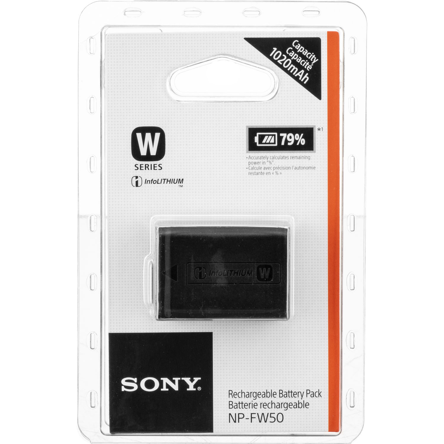 Sony NP-FW50 Lithium-Ion Rechargeable Battery (1020mAh) - Image 2