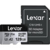 Lexar 128GB Professional SILVER PLUS UHS-I microSDXC Memory Card