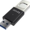 Lexar 128GB JumpDrive Fingerprint F35 PRO USB 3.2 Gen 1 Flash Drive LJDF35P128G-RNBNG