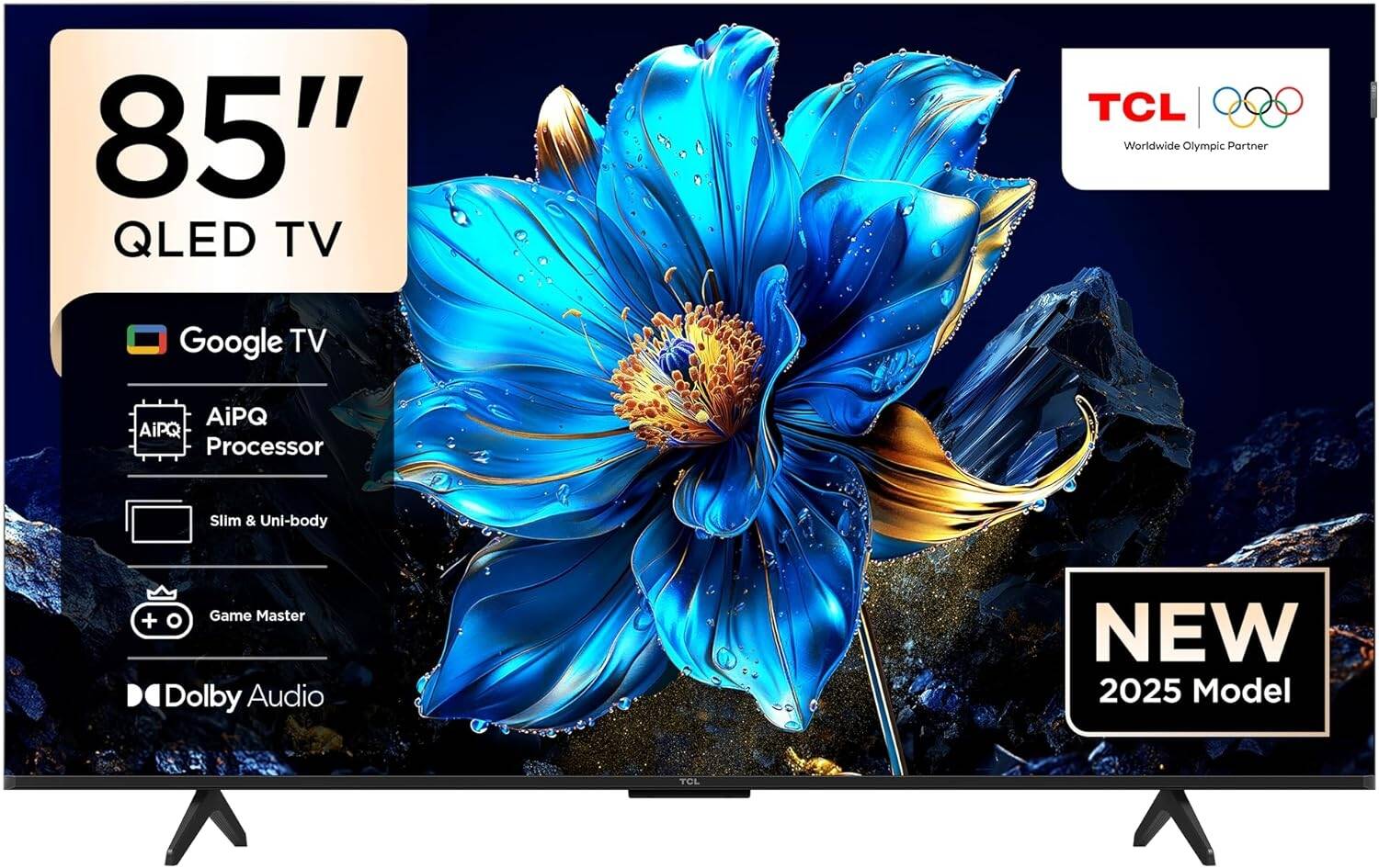 TCL 85P7K 85'' 4K HDR QLED Smart TV Powered by Google TV