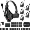 Hollyland Solidcom C1-6S Full-Duplex Wireless DECT Intercom System with 6 Headsets