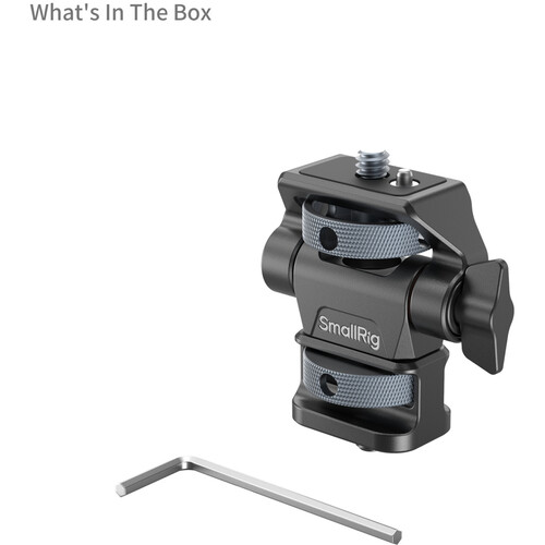 SmallRig 4886 Swivel and Tilt Adjustable Monitor Support with 1/4"-20 Screws - Image 3