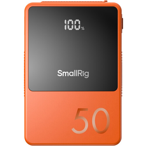 SmallRig VB50 Mini V-Mount Battery (50Wh, Orange) - Image 3