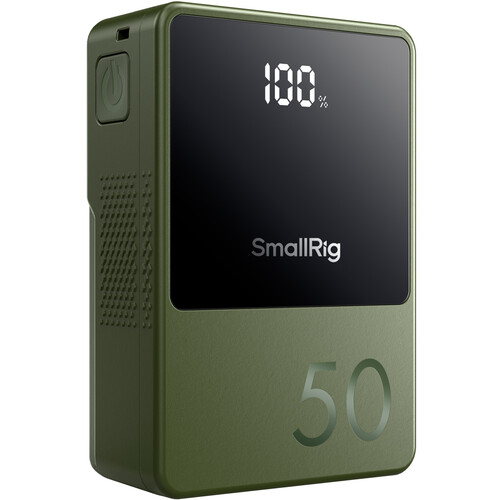 SmallRig VB50 Mini V-Mount Battery (50Wh, Green)