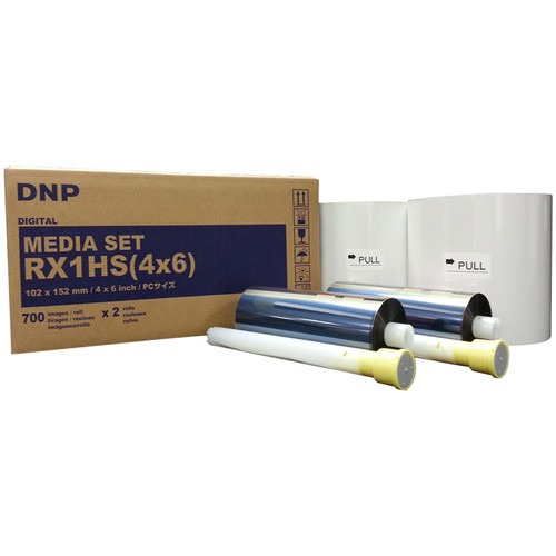 DNP 4 x 6″ Media Set for DS-RX1HS & RX1 Printers (2 Rolls)