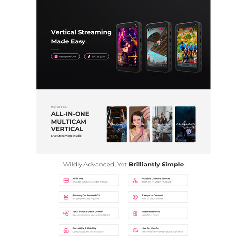 YoloLiv Instream Vertical Live Streaming Encoder and Monitor - Image 5