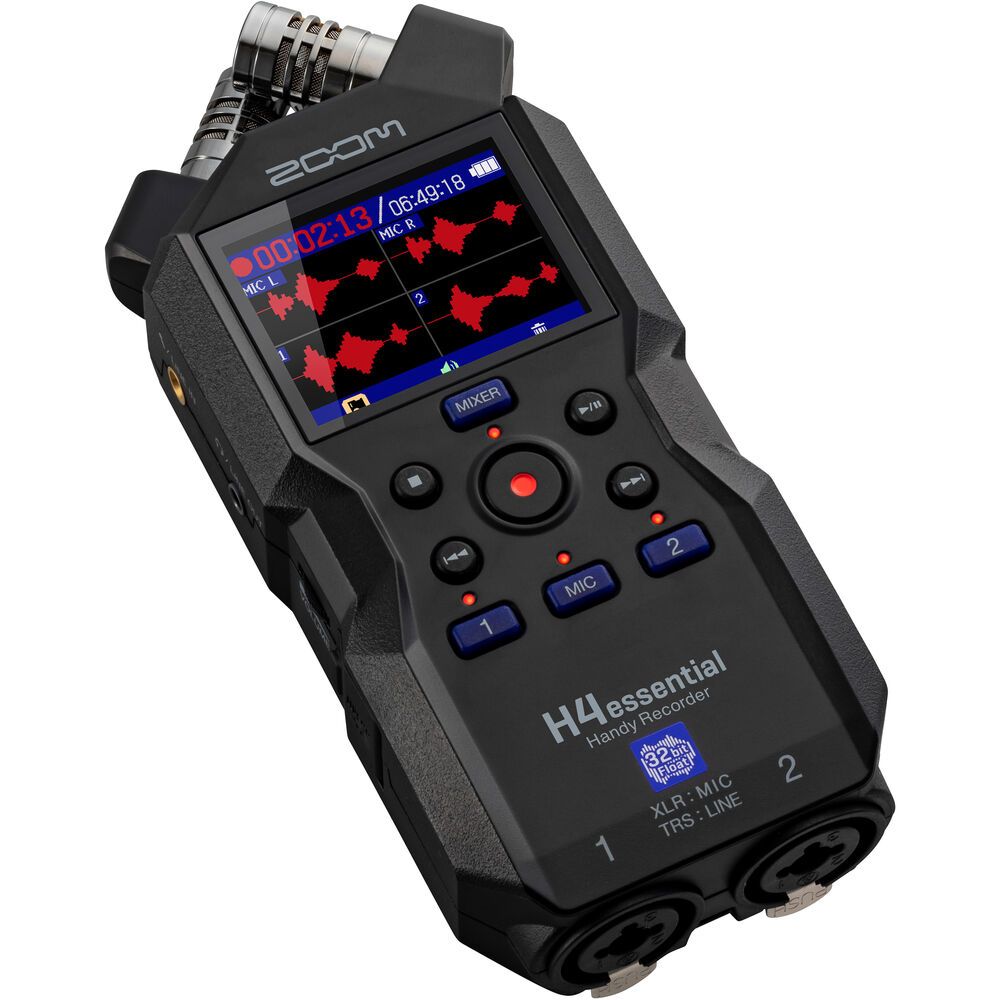 ZH4E Zoom H4essential 4-Track 32-Bit Float Portable Audio Recorder