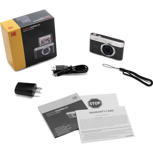 Kodak PIXPRO C1 Compact Digital Camera (Black) - Image 2