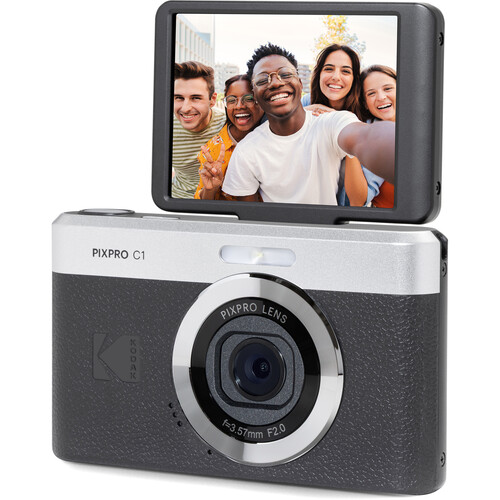Kodak PIXPRO C1 Compact Digital Camera (Black) - Image 3