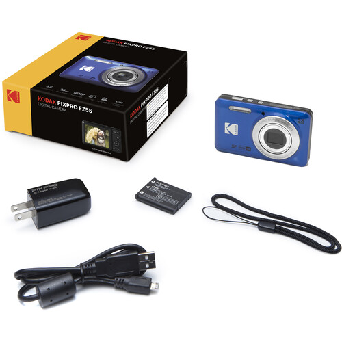 Kodak PIXPRO FZ55 Digital Camera (Blue) - Image 2