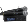 Shure SLXD24D+/58 Dual-Channel Digital Wireless Handheld Microphone System with SM58 Capsules (G57: 470 to 608 MHz)