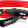 RØDE XLR-3 Premium XLR Cable (3m, Red)