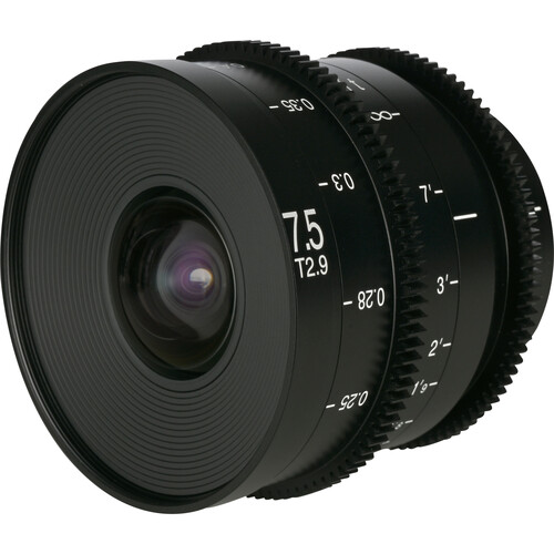 Venus Optics Laowa Zero-D S35 7.5mm T/2.9 Cine Lens (Sony E, Feet/Meters) - Image 3