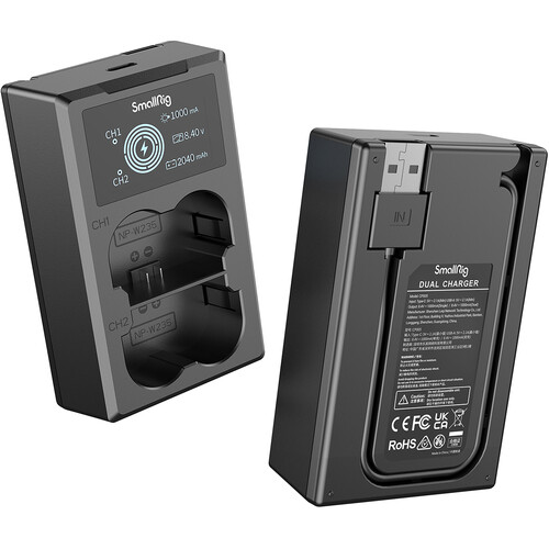 SmallRig NP-W235 Kit with 2 Batteries and 2-Bay USB Charger - Image 2