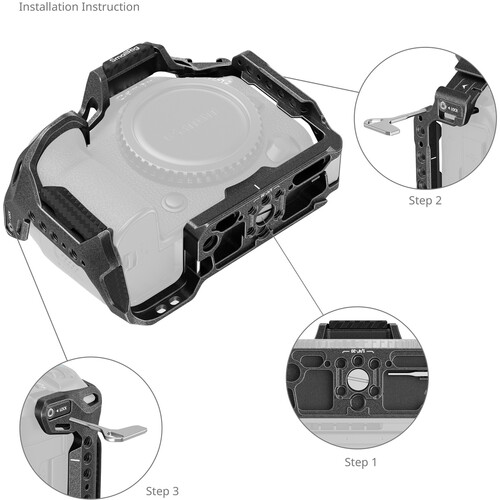 SmallRig 4975 "Black Mamba" Camera Cage for Canon EOS R5 Mark II - Image 2