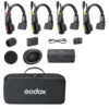 Godox SkyTalk Air 4S 4-Person Full-Duplex Wireless Intercom Headset System