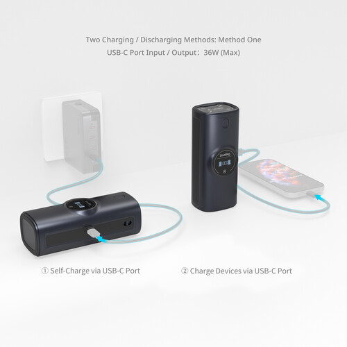SmallRig NP-FZ100 Power Bank 2-Bay Charger Case - Image 3