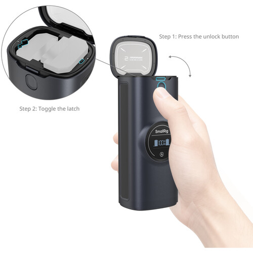 SmallRig NP-FZ100 Power Bank 2-Bay Charger Case - Image 2