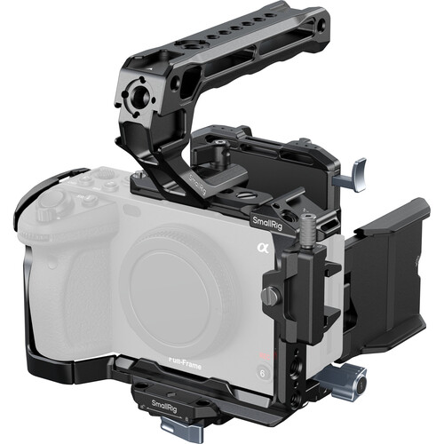 SmallRig Camera Cage Kit with V-Lock Battery Plate and Top Handle for Sony FX30/FX3