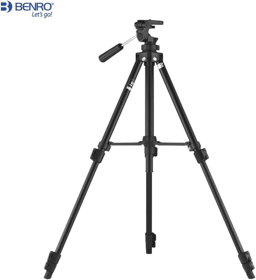 Benro T-560 Flip Lock Digital Tripod Kit, Black - Image 4