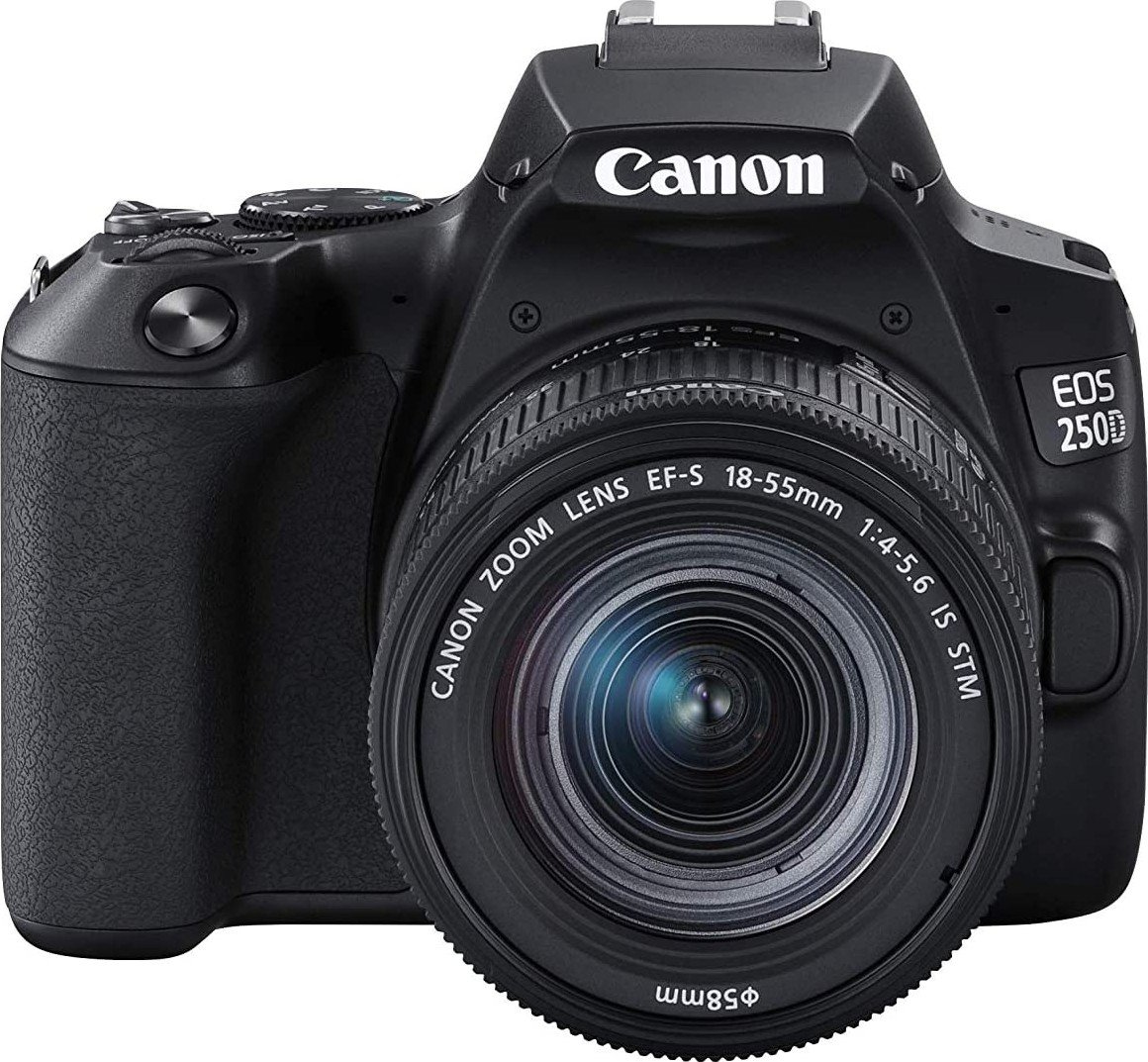 Canon EOS 250D DSLR Camera With EF-S 18-55mm f/4-5.6 IS STM Lens