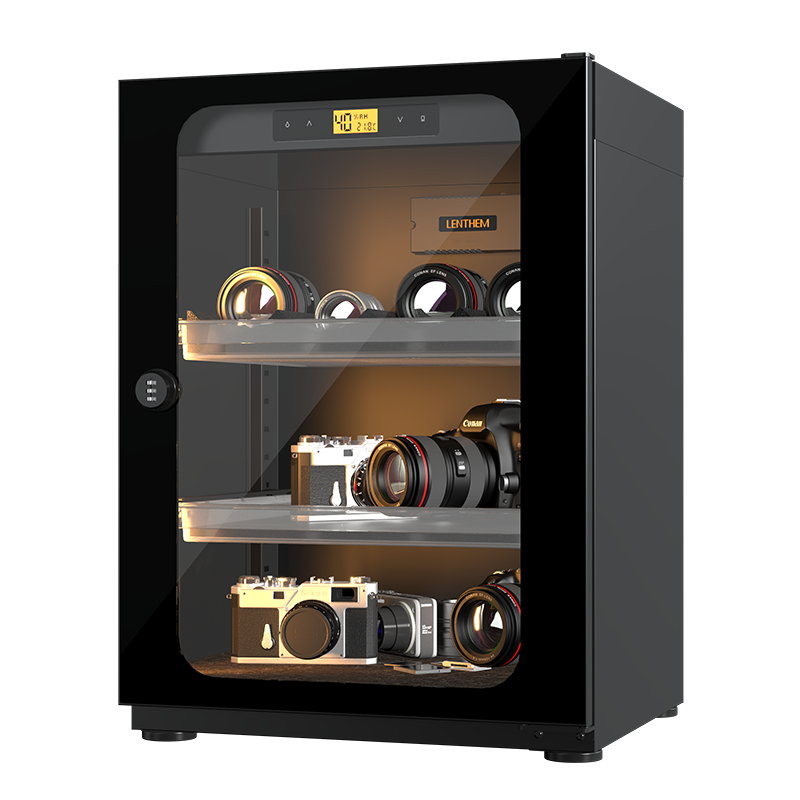 LENTHEM DT-045D-BLACK Photography Dry Cabinet -45L - Image 2