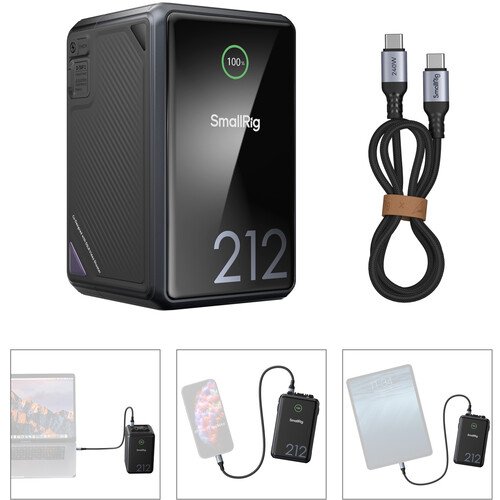 SmallRig x Caleb Pike VB212 Mini V-Mount Battery - Image 4