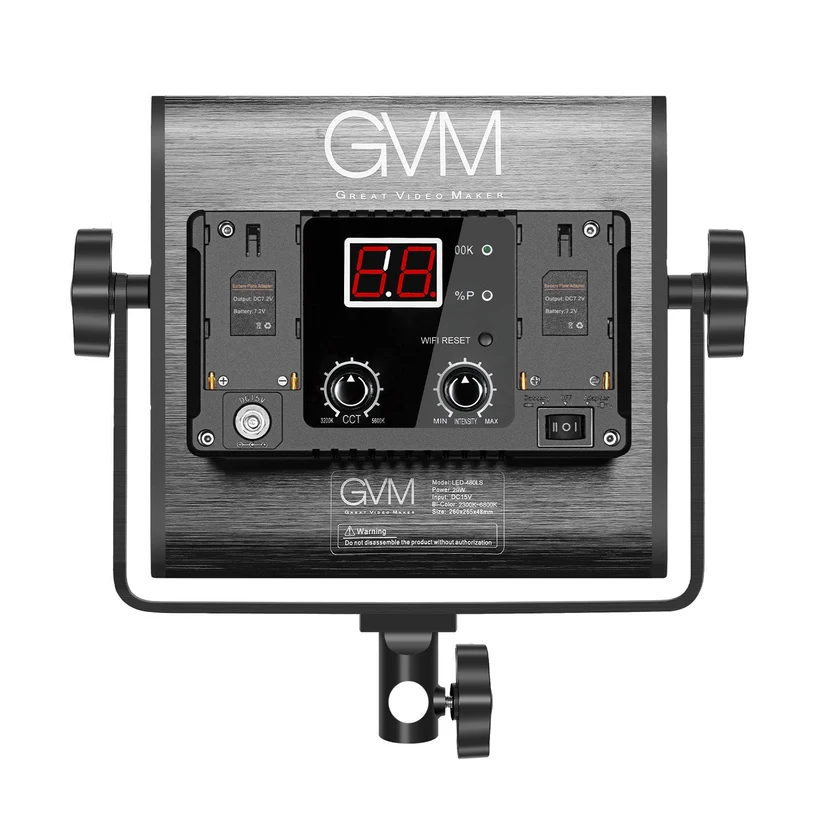 GVM-480LS 28W High Beam Bi-Color LED Video Soft Light - Image 4