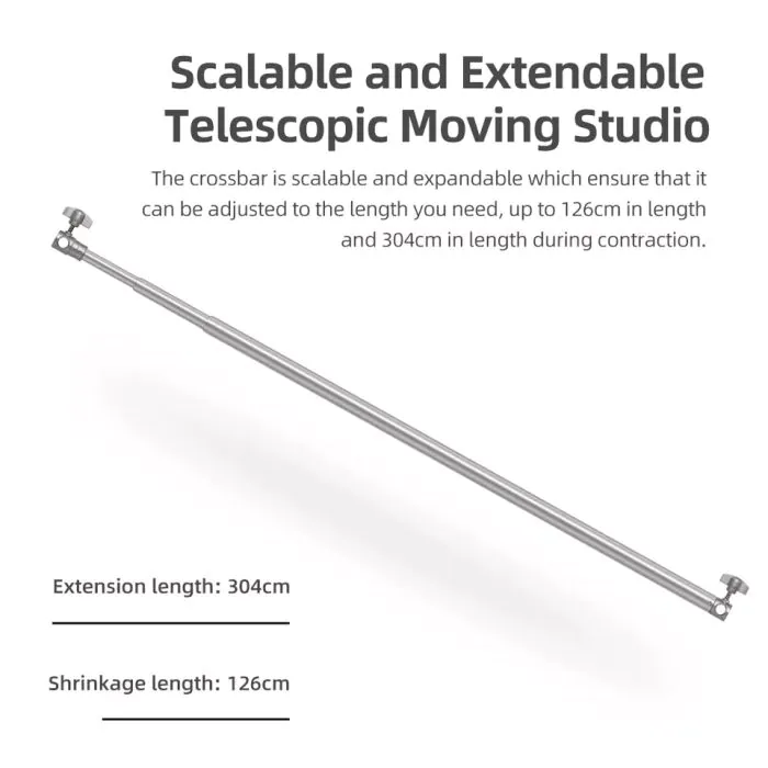 PhotoTech Stainless Steel Background Stand 280x300cm -PTBGS - Image 3